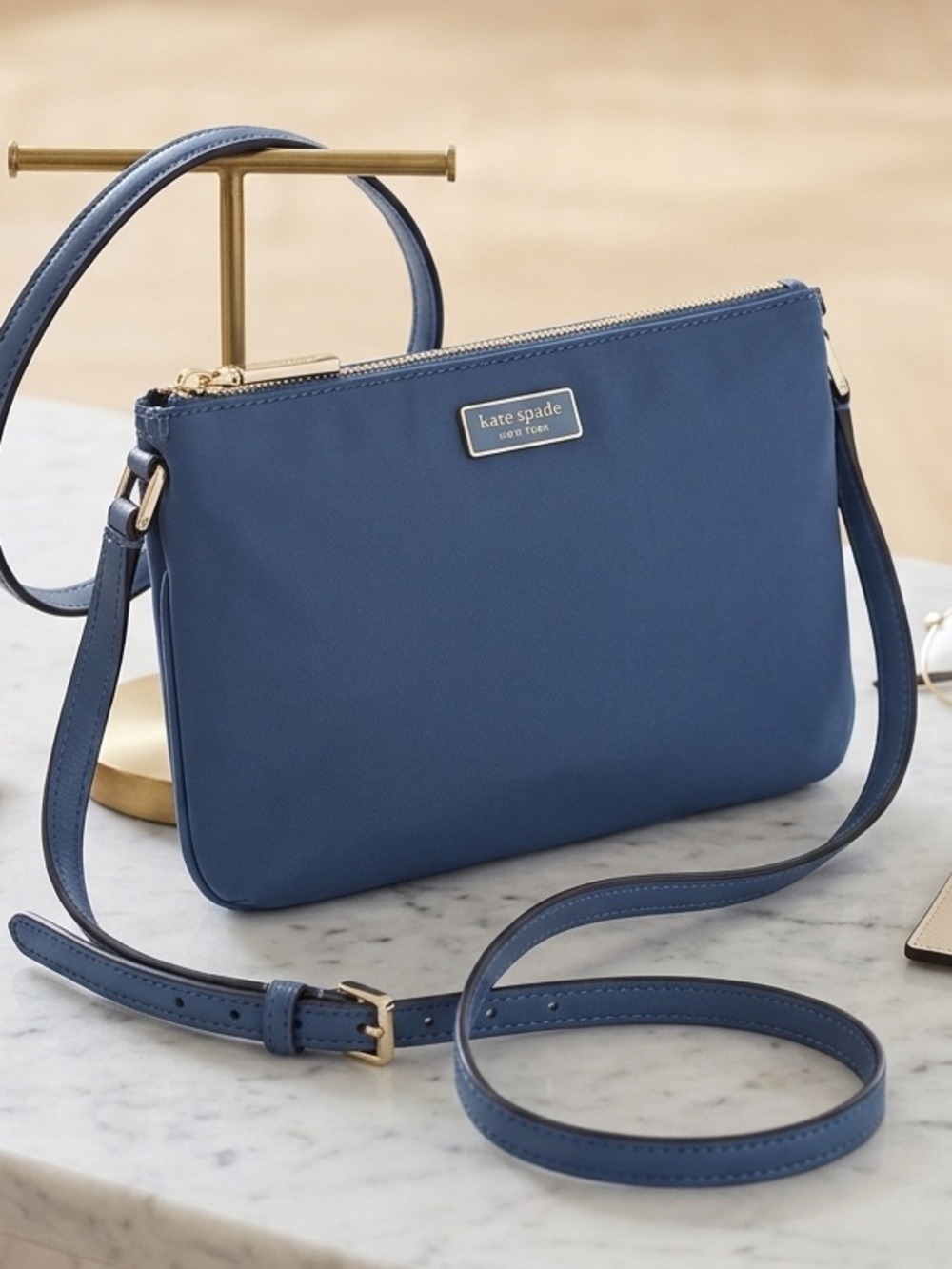 Kate Spade Dawn Nylon Triple Gusset Crossbody Bag